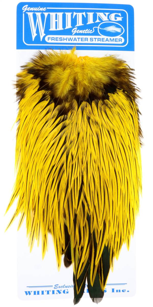 Whiting Freshwater Streamer Saddle Dyed Badger